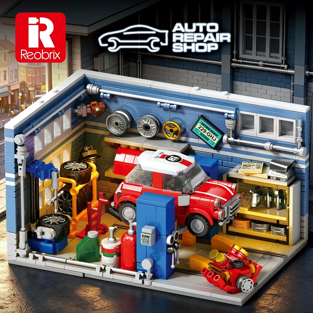Reobrix 66301 AUTO REPAIR SHOP Modular Buildings