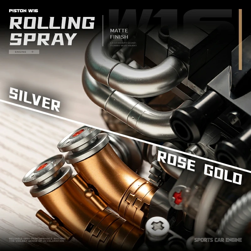 EIKEE Y15019 Piston W16 Engine Technic