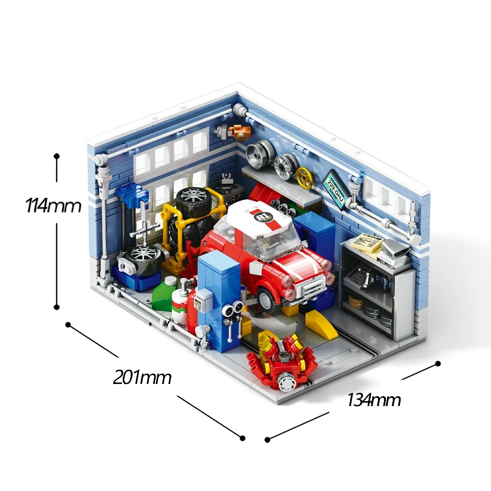 Reobrix 66301 AUTO REPAIR SHOP Modular Buildings