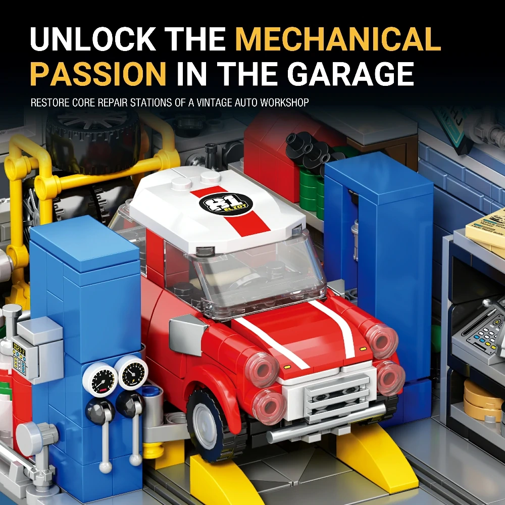 Reobrix 66301 AUTO REPAIR SHOP Modular Buildings