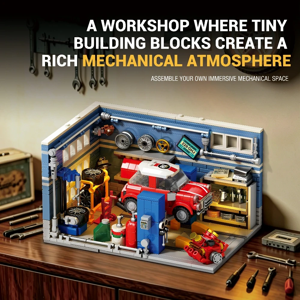 Reobrix 66301 AUTO REPAIR SHOP Modular Buildings