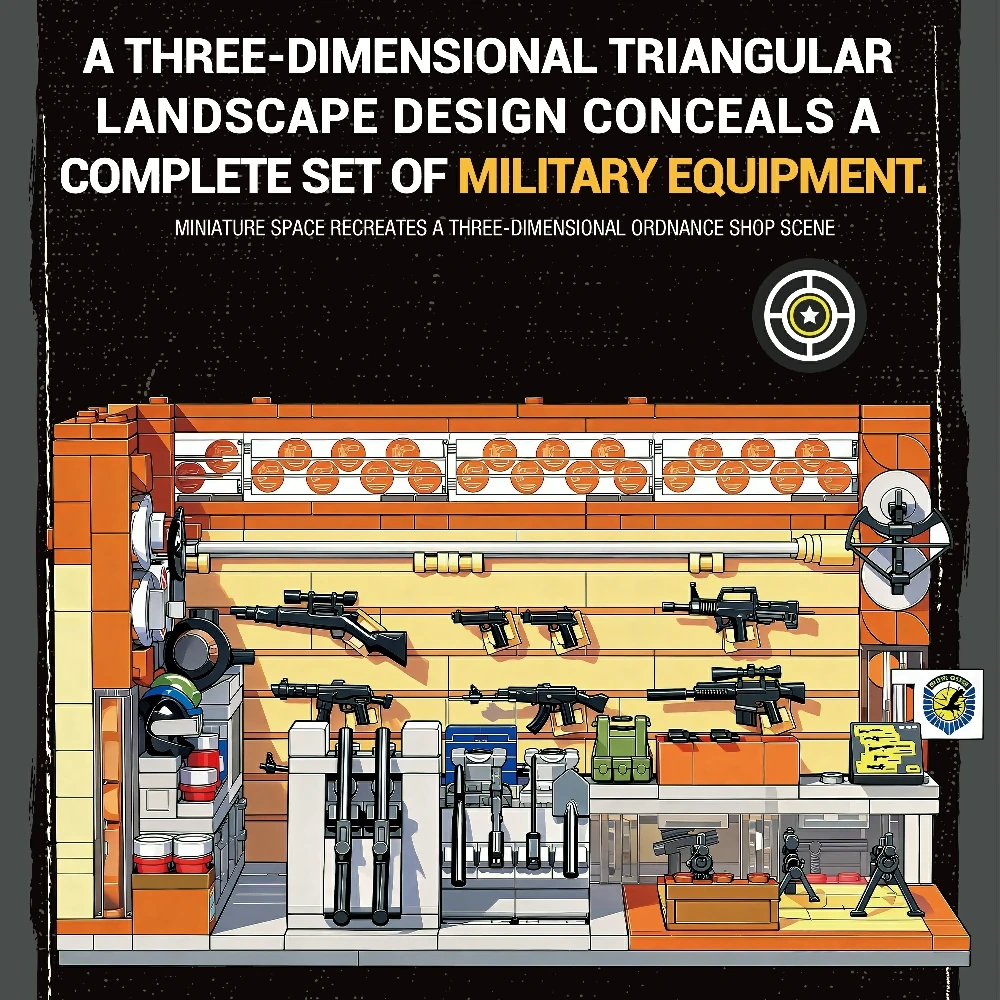 Reobrix 66302 GUN SHOP Modular Buildings