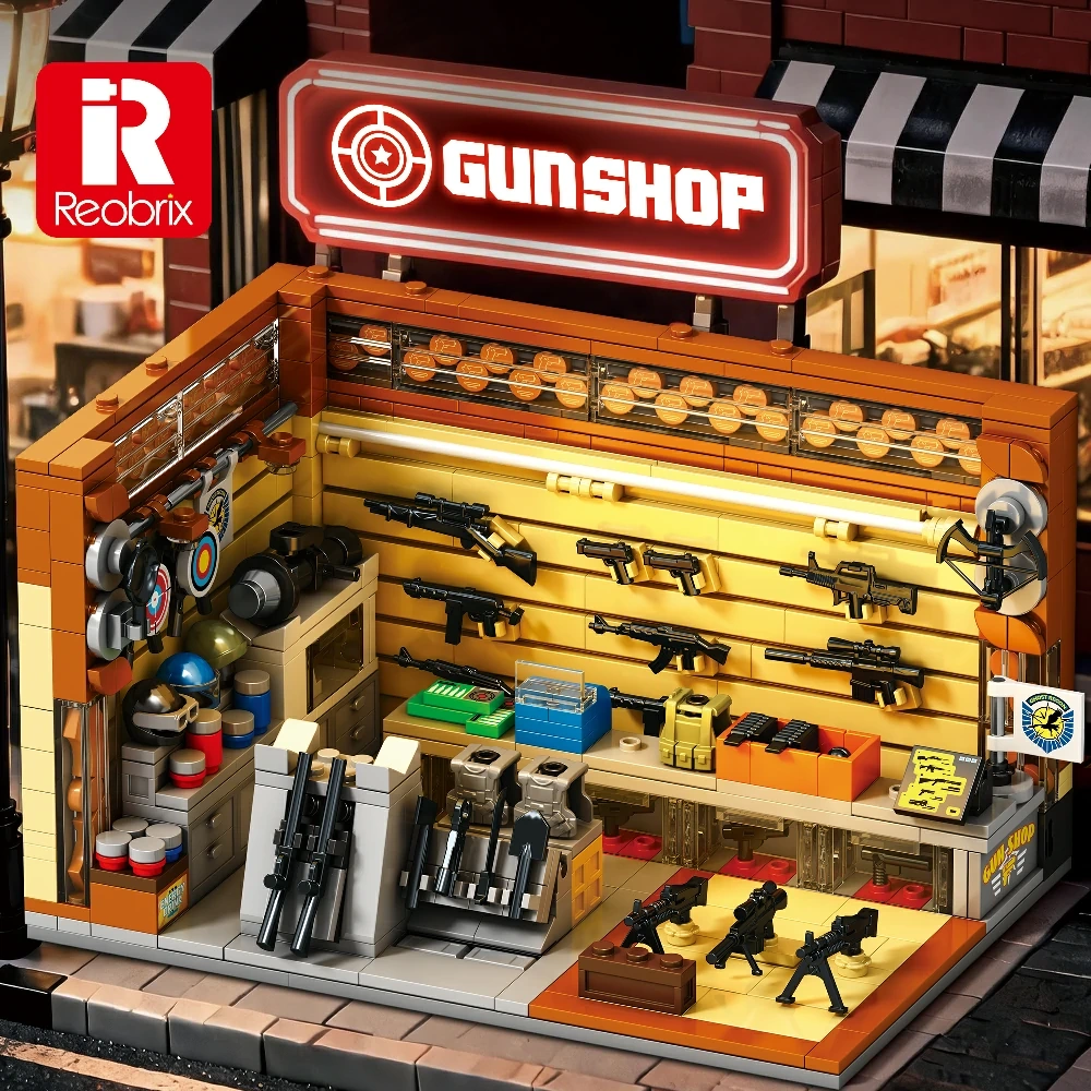 Reobrix 66302 GUN SHOP Modular Buildings