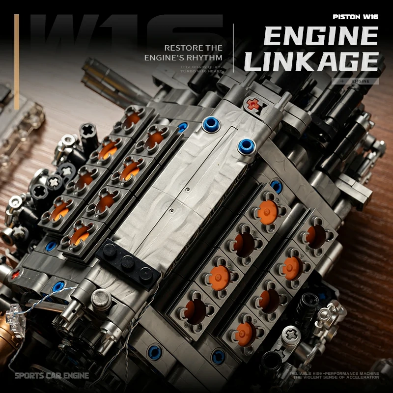 EIKEE Y15019 Piston W16 Engine Technic