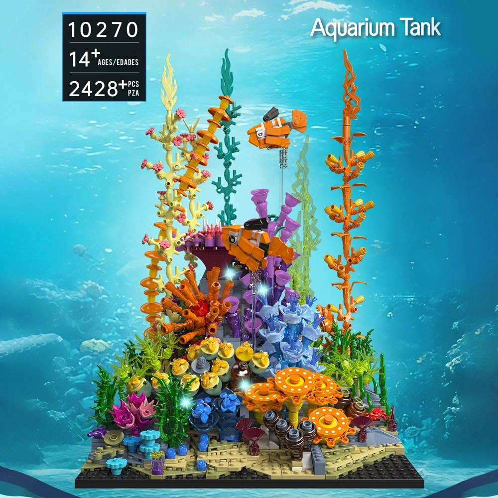 MouldKing 10270 Fantastic Nature Fish Tank Creator Expert