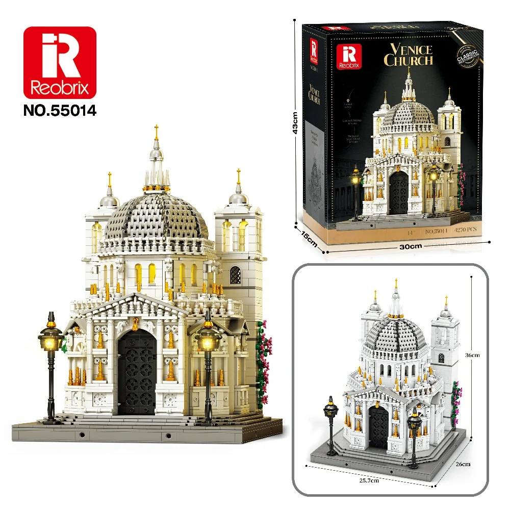 Reobrix 55014 VENICE CHURCH Modular Buildings