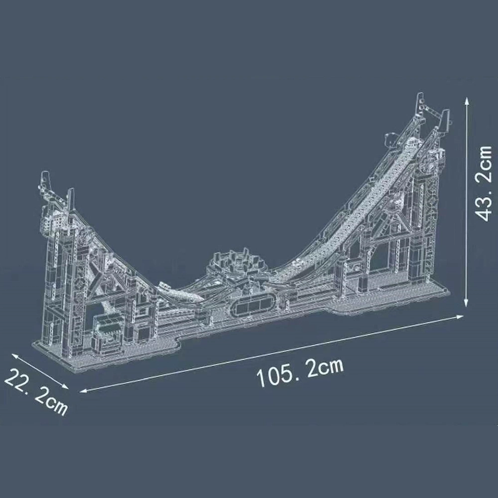 MouldKing 11030 Fenghuolun Roller Coaster Creator Expert