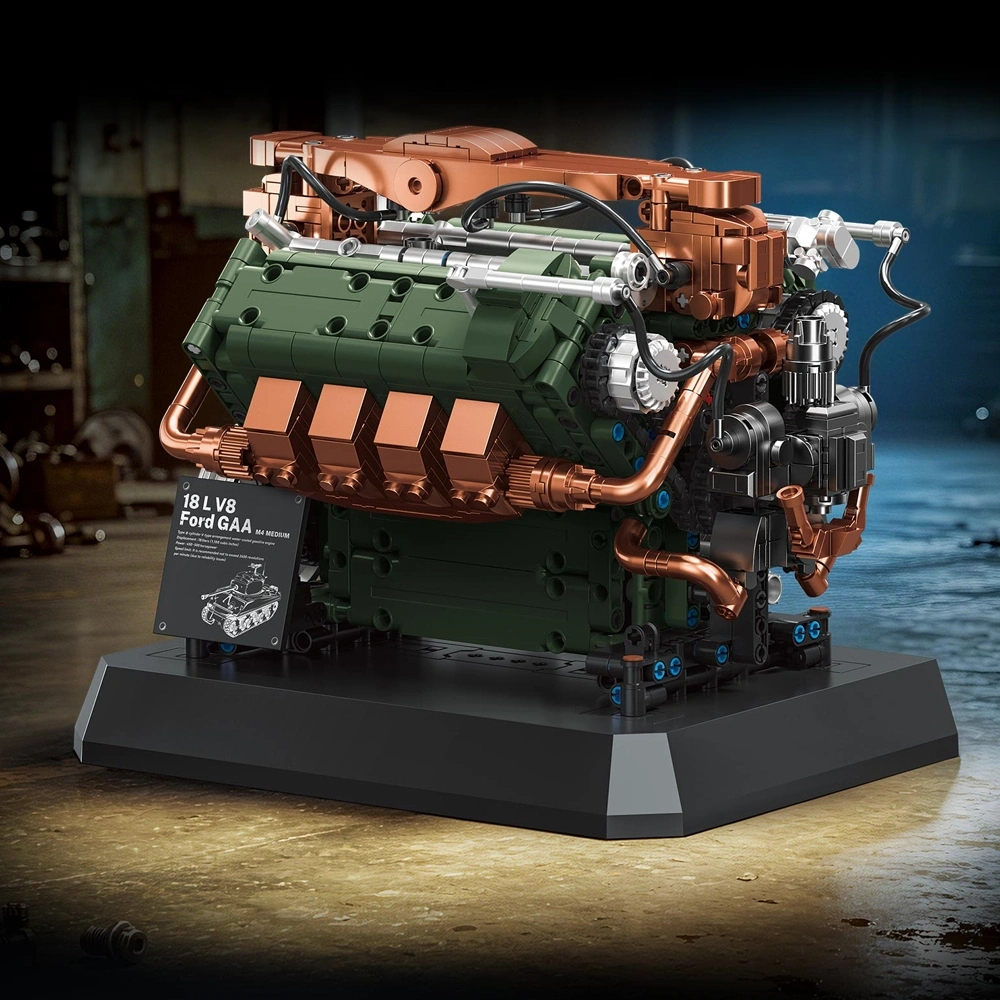 12GO 95010 GAA V8 Tank Engine Technic