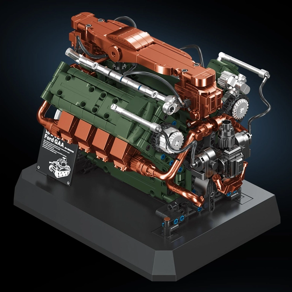 12GO 95010 GAA V8 Tank Engine Technic