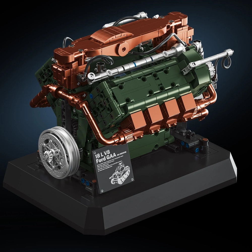 12GO 95010 GAA V8 Tank Engine Technic