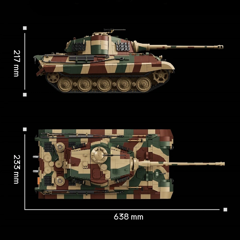12GO 97036 Tiger II Tank Military