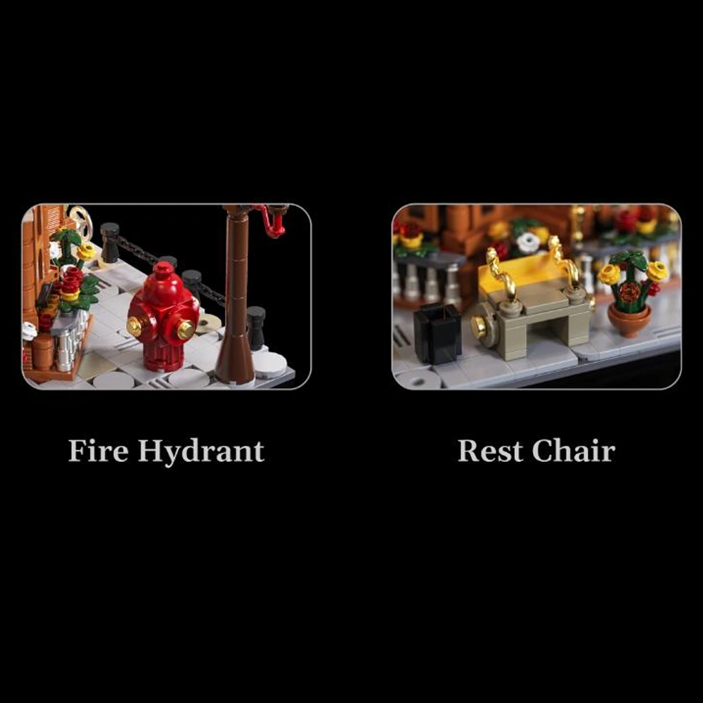 HUIYOYOYI H1021 The Masonry Series Medieval Modular Buildings