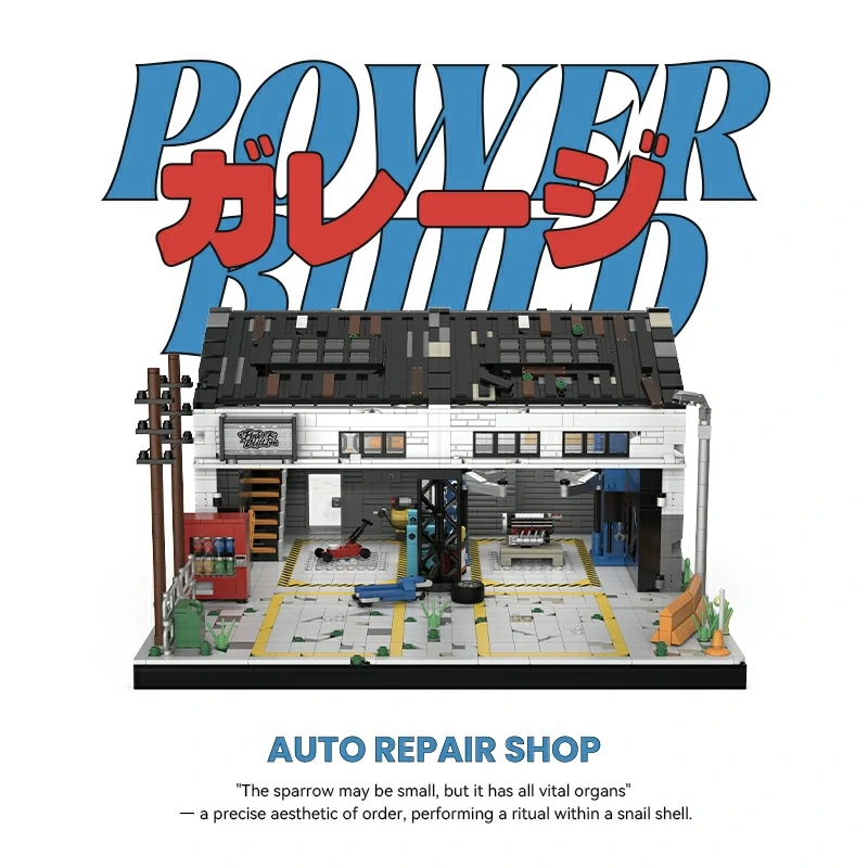 PowerBlock PB8867 AUTO REPAIR SHOP Modular Buildings