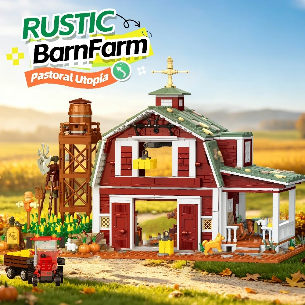 Jiestar X68003 Rustic Barn Farm Modular Buildings