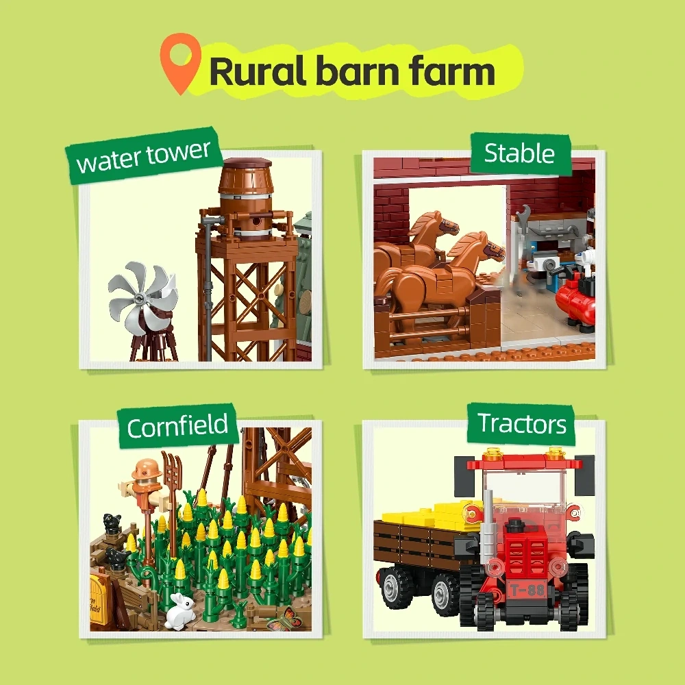 Jiestar X68003 Rustic Barn Farm Modular Buildings
