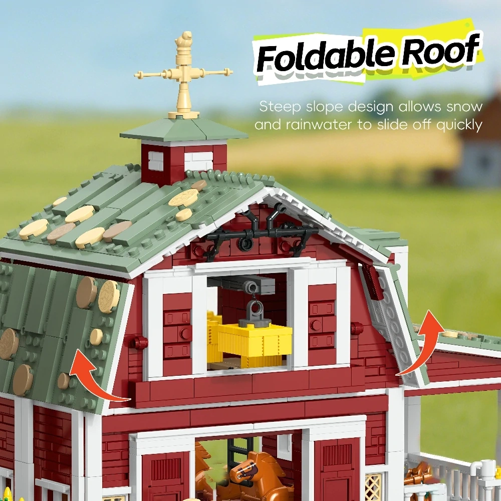 Jiestar X68003 Rustic Barn Farm Modular Buildings