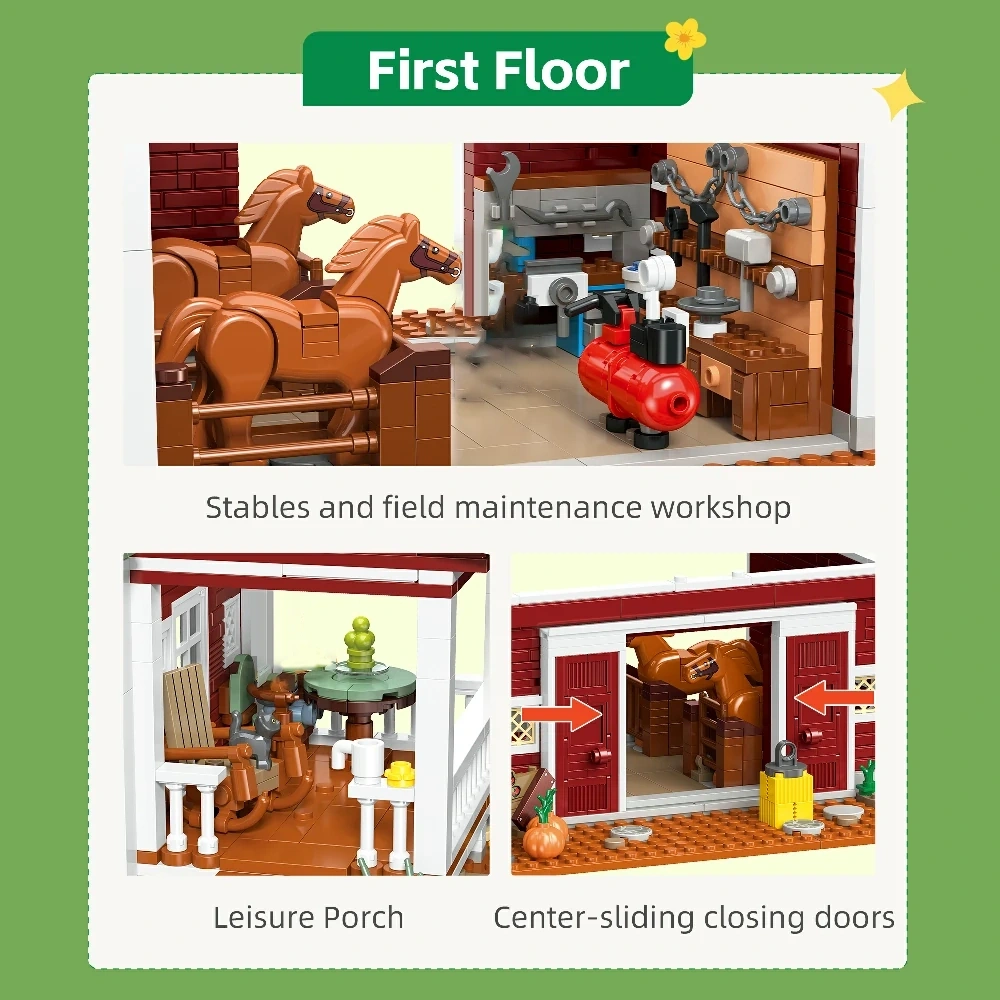 Jiestar X68003 Rustic Barn Farm Modular Buildings
