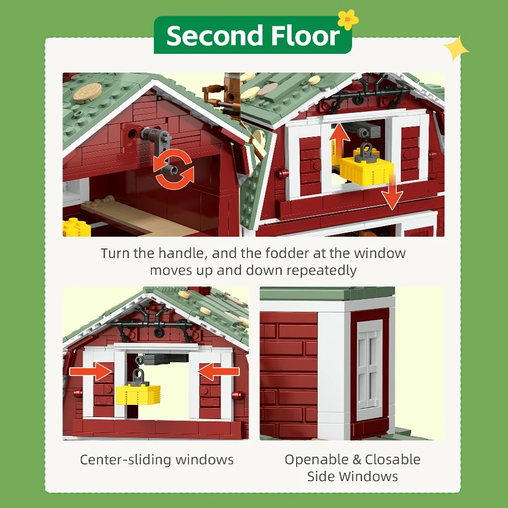 Jiestar X68003 Rustic Barn Farm Modular Buildings