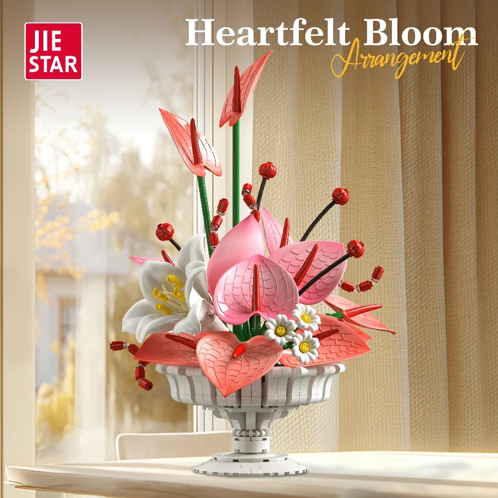 Jiestar X88055 Heartfelt Bloom Creator Expert