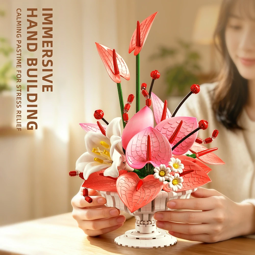 Jiestar X88055 Heartfelt Bloom Creator Expert