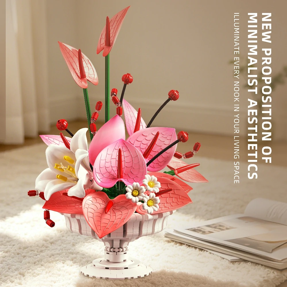Jiestar X88055 Heartfelt Bloom Creator Expert
