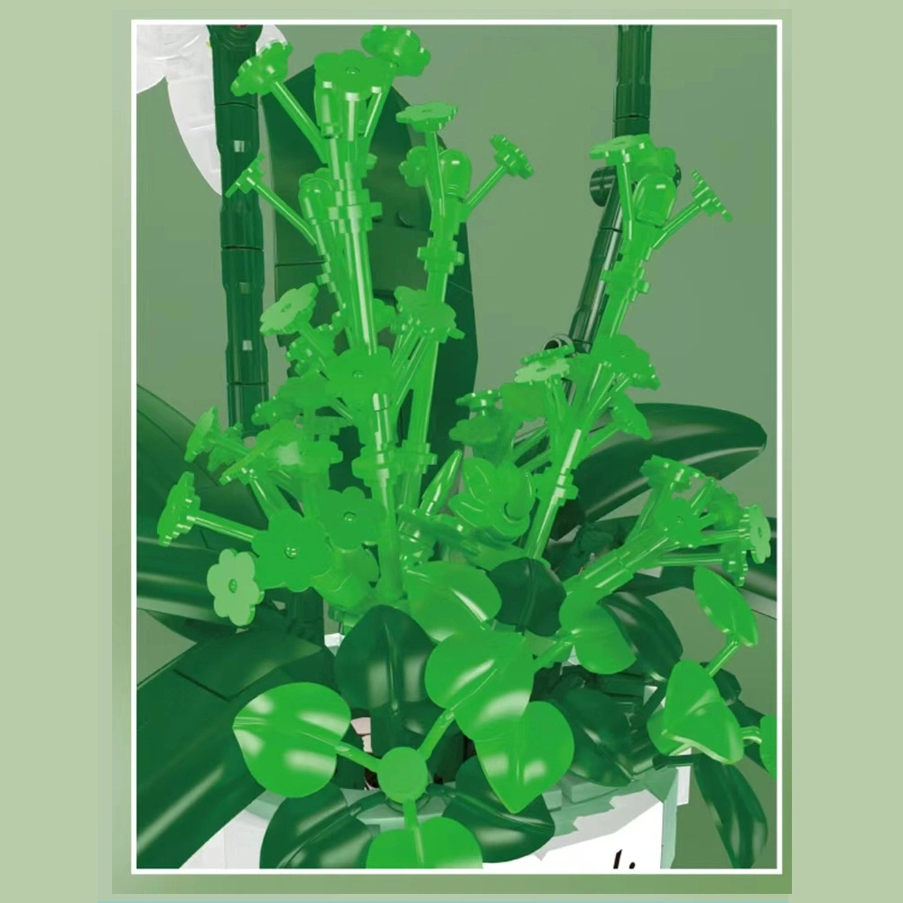 MouldKing 24123 White ButterAy Orchid Creator Expert