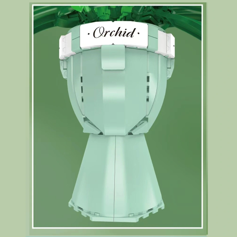 MouldKing 24123 White ButterAy Orchid Creator Expert