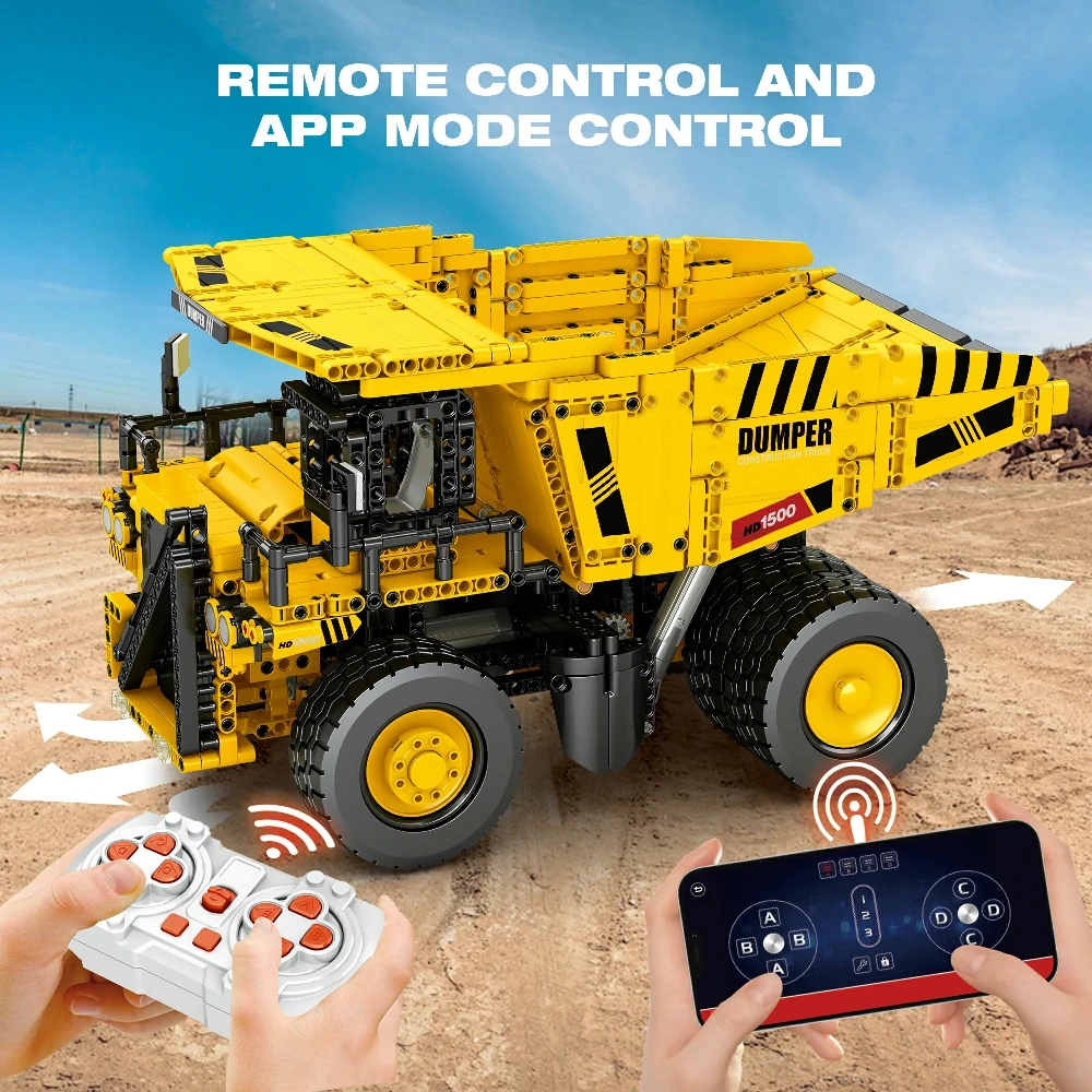 [With Motor] Reobrix 22025 Caterpillar 797 Mining Truck Technic