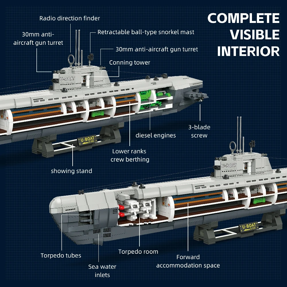 JIESTAR X78001 SUBMARINE Military