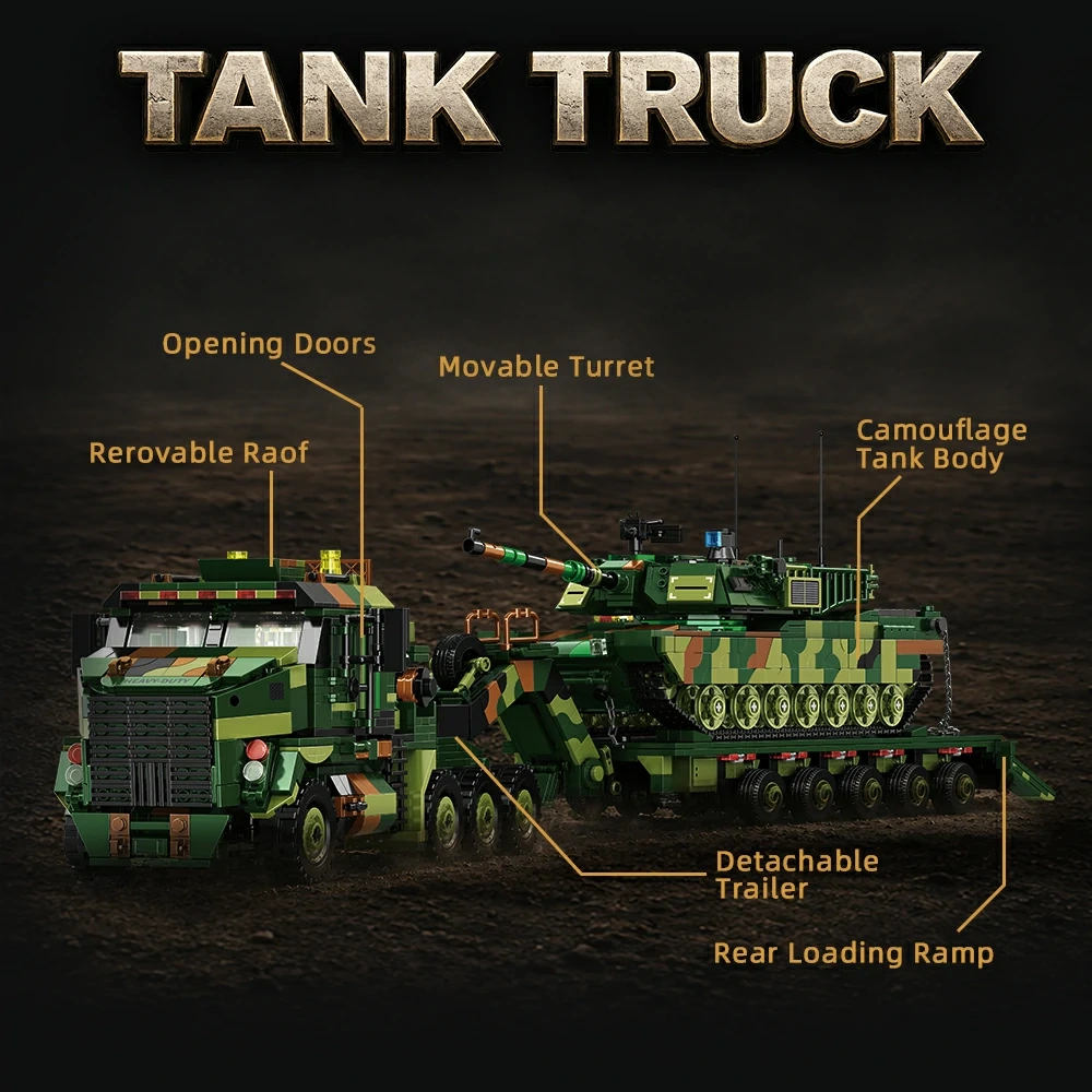 Barweer BWR601 ARMY TANK TRANSPORT TRUCK Military