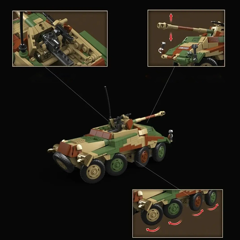 QUANGUAN 100323 SCHWERER PANZERSPAHWAGEN 234/4 Military