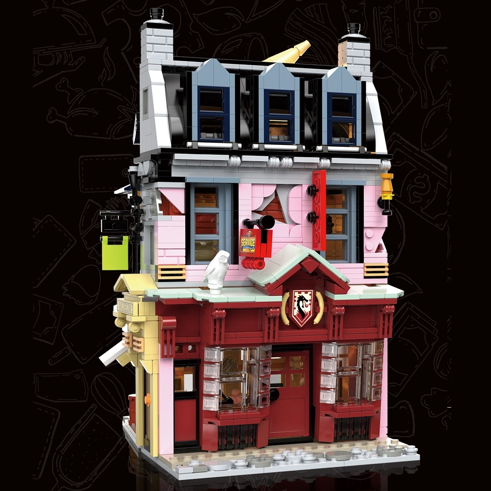 [Mini Micro Bricks] JiQing JQ20006 Quidditch Boutique Modular Buildings