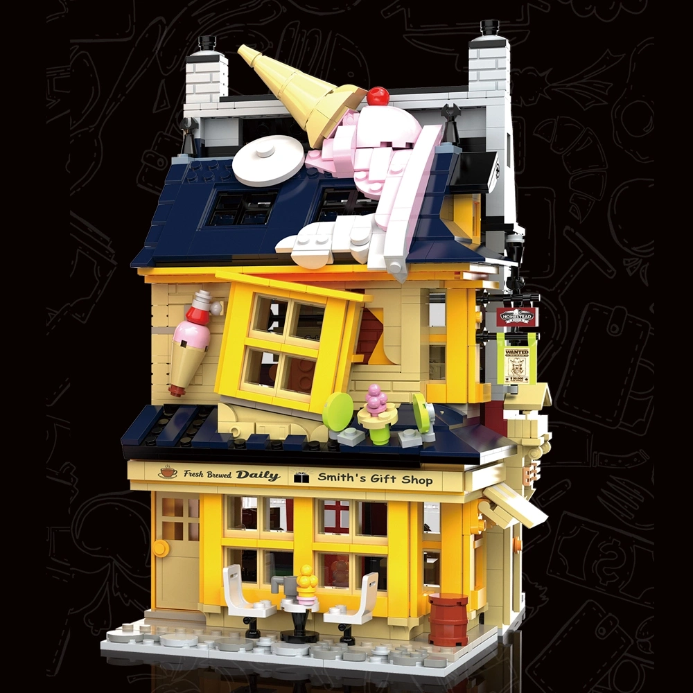 [Mini Micro Bricks] JiQing JQ20006 Quidditch Boutique Modular Buildings