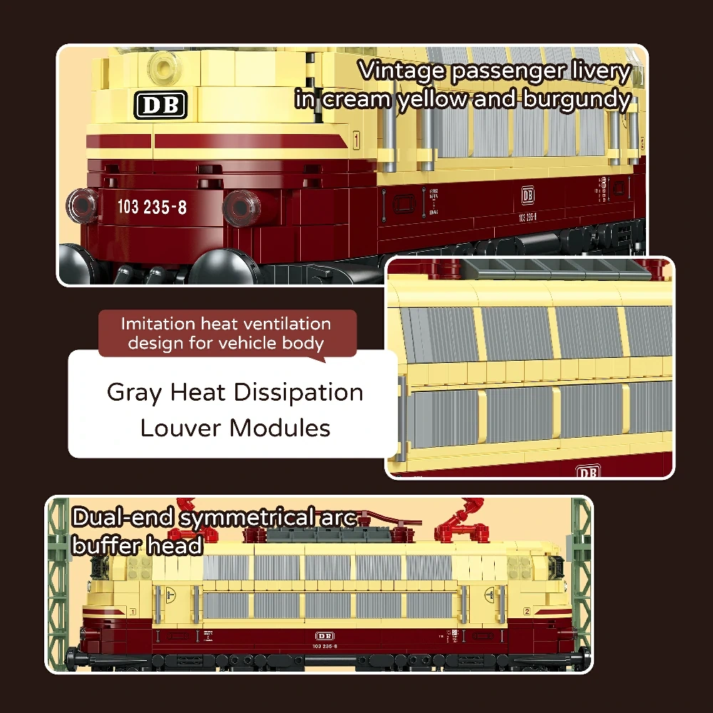 JIESTAR X58003 Electric Locomotivel Technic