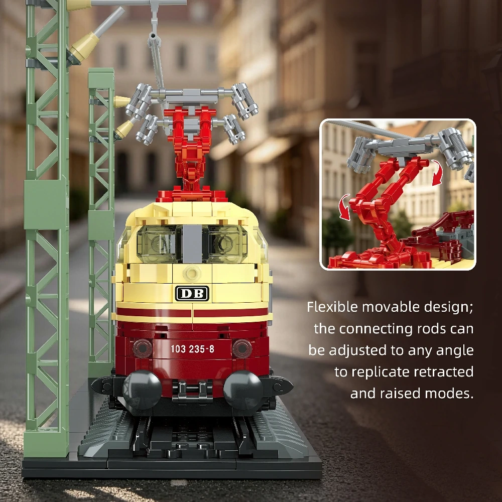 JIESTAR X58003 Electric Locomotivel Technic