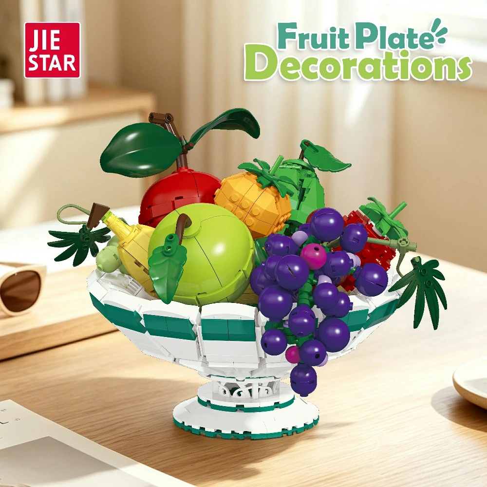 JIESTAR X98003 Fruit Plate Decorations Creator Expert