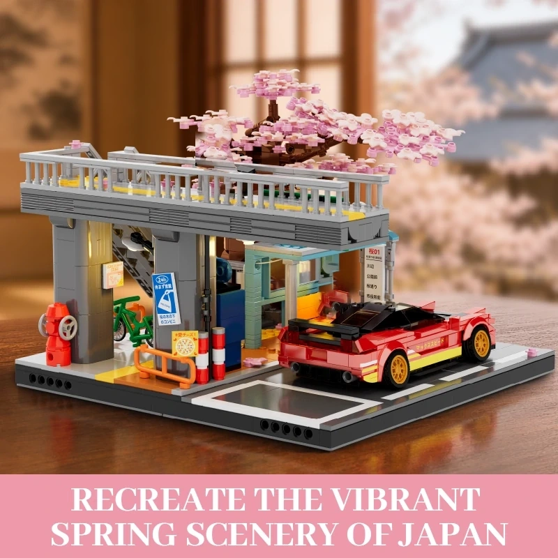Iambrick 50104 Sakura Station & Skybridge Modular Buildings