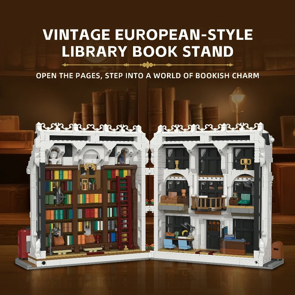 JIESTAR X68002 Library Book Stand Modular Buildings