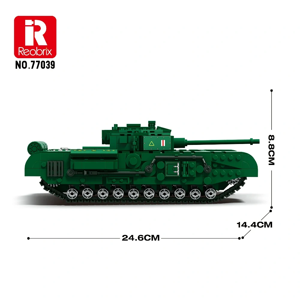 Reobrix 77039 CHURCHILL III Tank Military