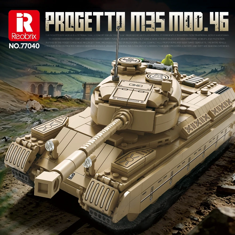 Reobrix 77040 PROGETTO M35 MOD.46 Tank Military