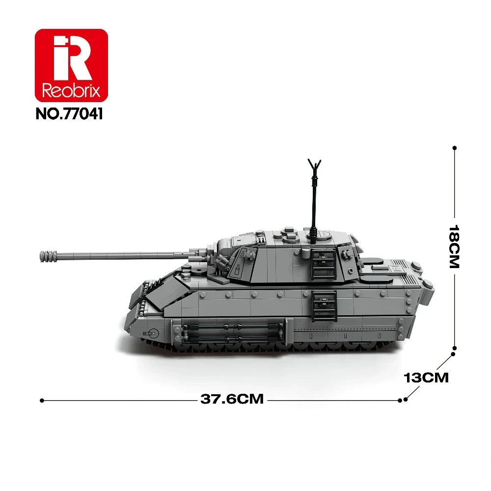 Reobrix 77041 TASCHENRATTE Tank Military