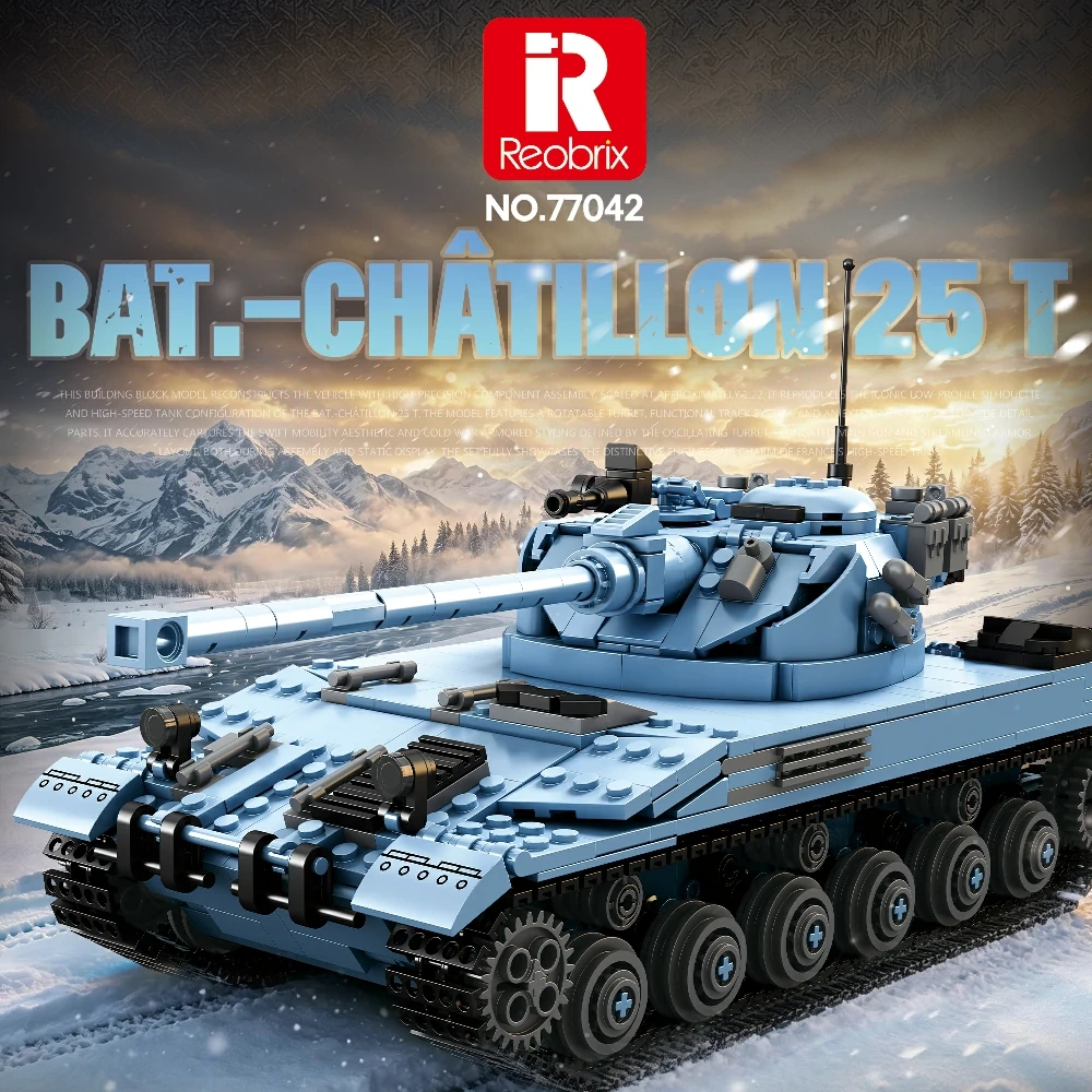 Reobrix 77042 BAT.-CHÄTILLON 25 T Tank Military