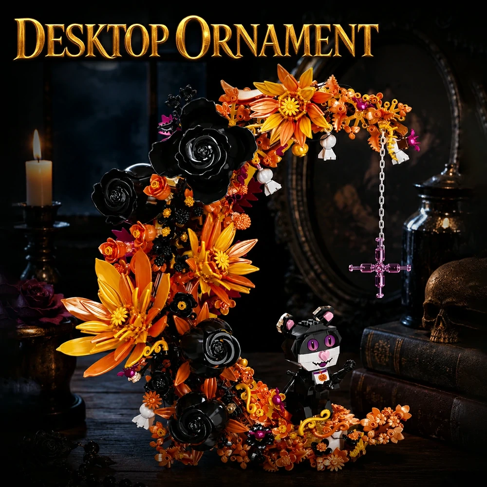 CBOX JD164 Midnight Crescent Bloom Halloween