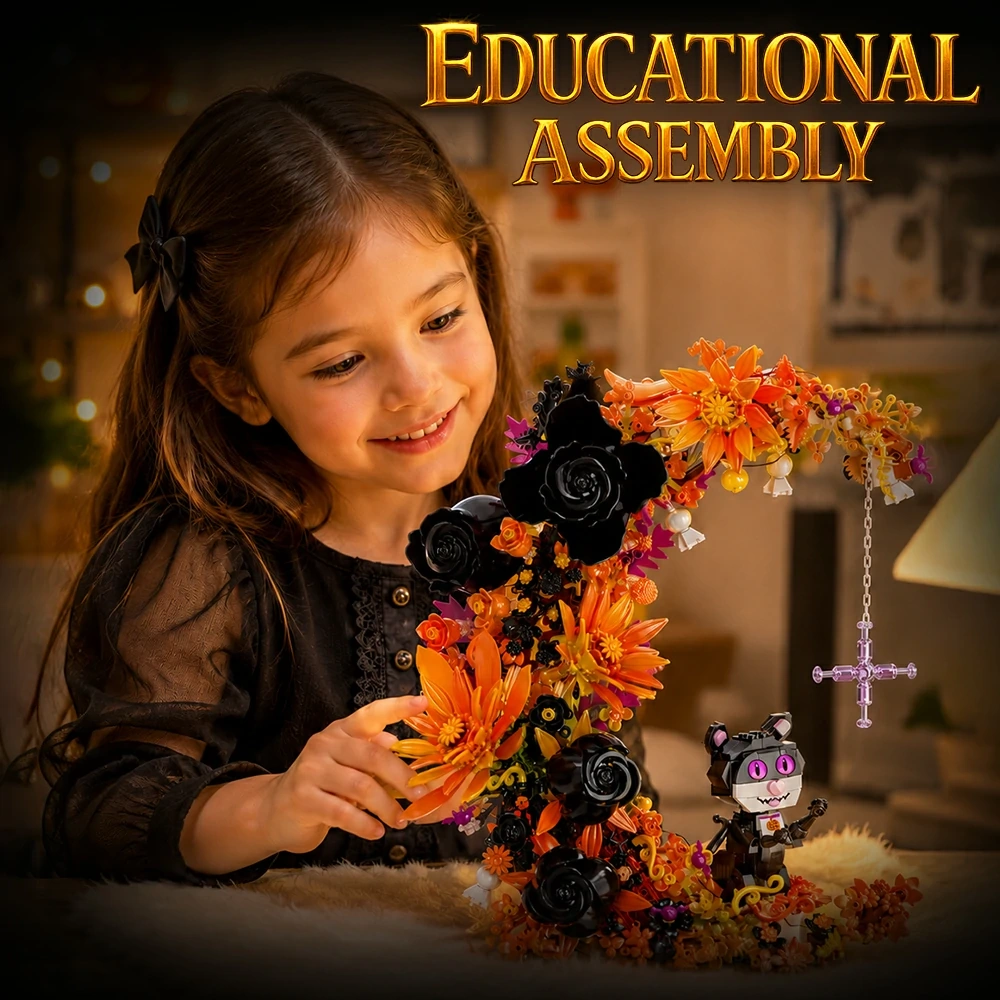 CBOX JD164 Midnight Crescent Bloom Halloween