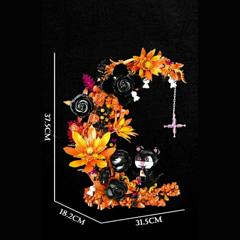 CBOX JD164 Midnight Crescent Bloom Halloween
