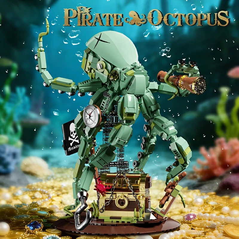 YoLeXi 33131 Pirate Octopus Pirate