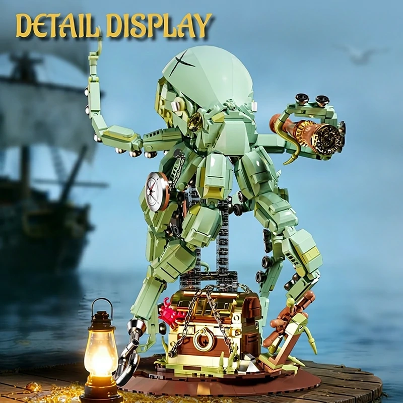 YoLeXi 33131 Pirate Octopus Pirate
