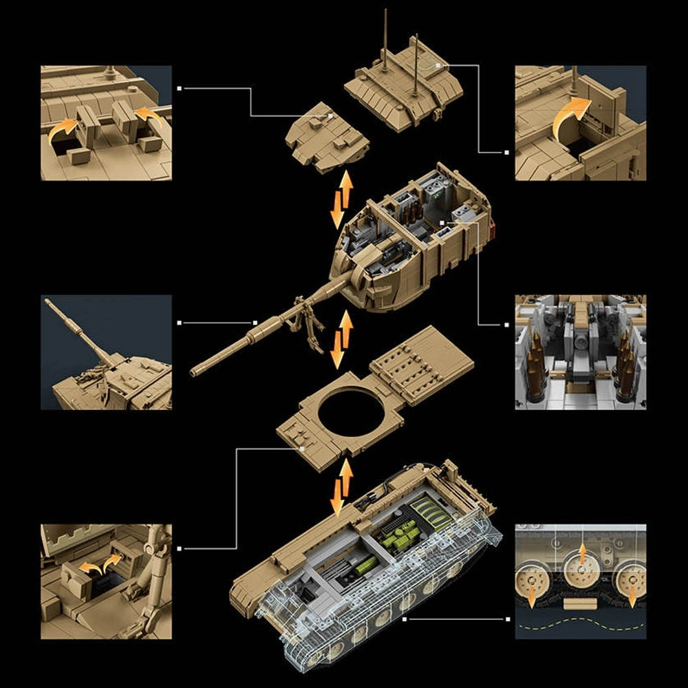 12GO 97038 FV4005 Stage II 1:28 Military