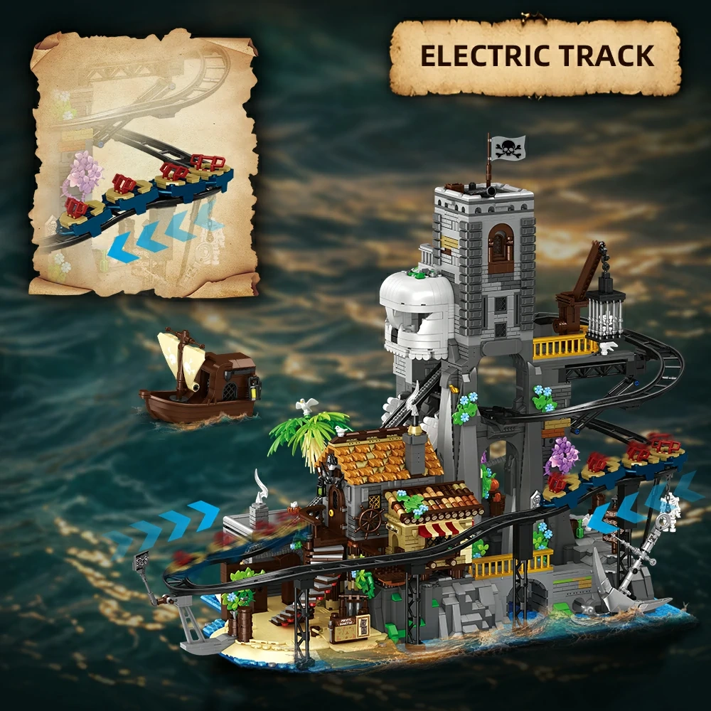 [With Motor] CBOX JD155 Pirate Roller Coaster Pirates