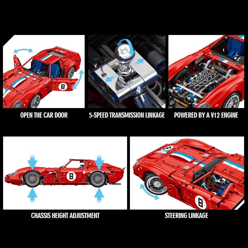 EIKEE Y18020 Supercar 250 GTO 1:8 Technic